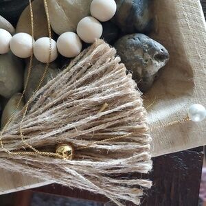 Jenny Bird nova pearl convertible lariat necklace